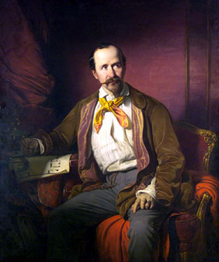Portrait of the Architect Mátyás Zitterbarth,<br>Jozsef Borsos